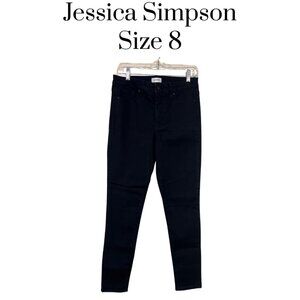 Jessica Simpson Women’s Black Skinny Jeans Size 8 High Rise Stretch Denim Pants
